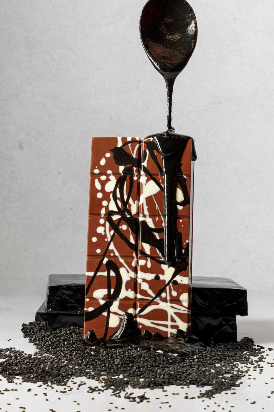 hong kong black sesame flavoured dubai chocolate